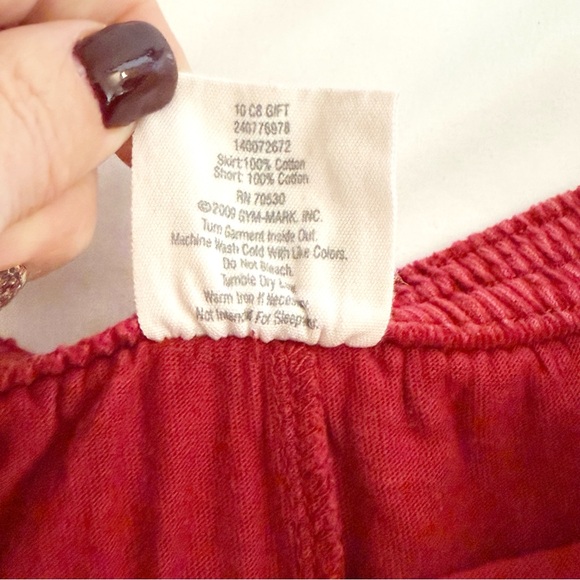 Crazy 8 EUC 2011 Red Corduroy Pleated Skirt Size 4 - Picture 5 of 8